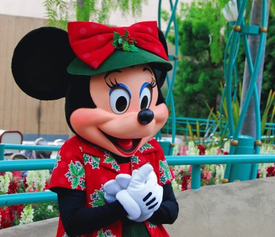 Minnie at Christmas, Disneyland