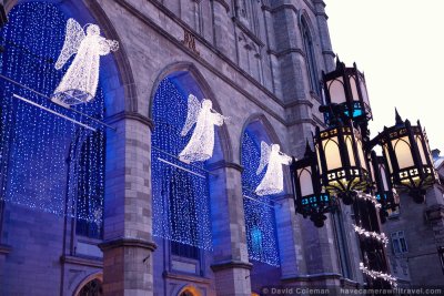 Angel Lights at Notre Dame Basilica-Montreal