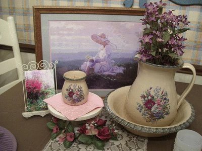 Purple Floral Feminine Still Life