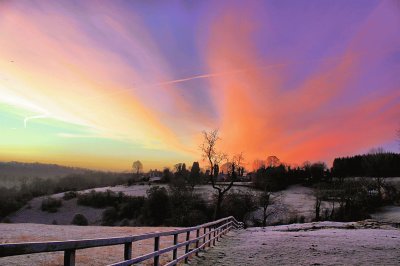 Rainbow sunrise