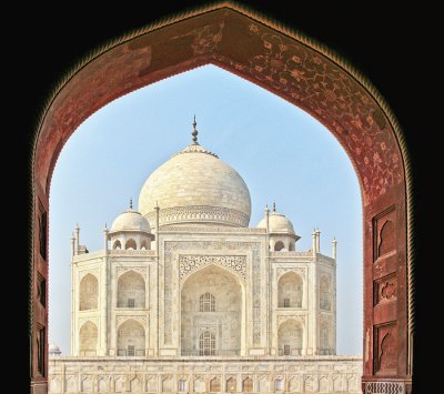 Vista del Taj Mahal