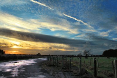 Big sky sunrise