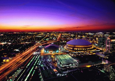 Superdome on Route 10-New Orleans