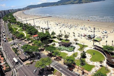 Orla da Praia de Santos - SP