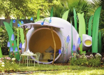 Giant Lavender Tea Pot Play House-Florida