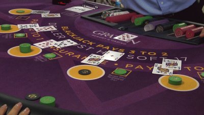 Purple Black Jack Table