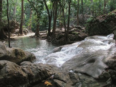 Erewan falls 2 Kanchananburi Thailand