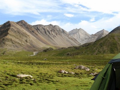 Camping in Tibet