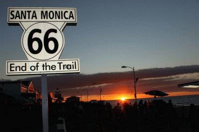 Western End of Route 66-Santa Monica Pier