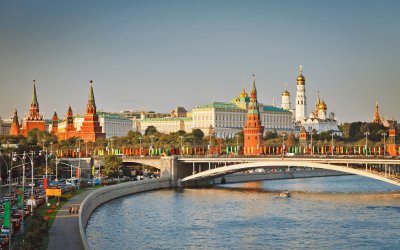 The bridge in Moscow