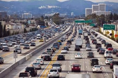 Freeway Traffic Jam-Carlsbad