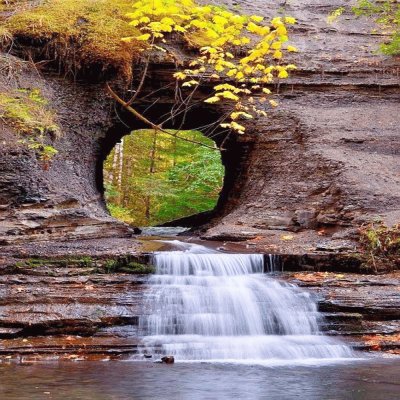 naturaleza, cascada