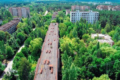 Pripyat, una ciudad de cerca de 50.000 personas,