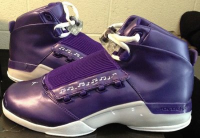 Retro Purple and White Air Jordan