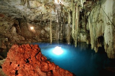 CENOTE DZITNUP, YUCATAN, MEXICO