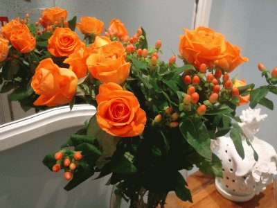 Rosas Laranja