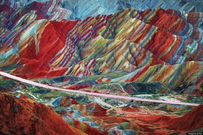 Rainbow Mountains China