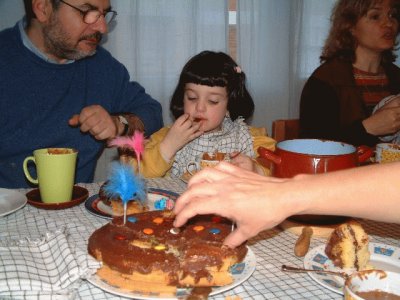 Artandose de chocolate