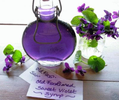 Old Fashioned Sweet Violet Syrup