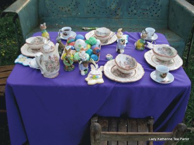 Easter Tea Table