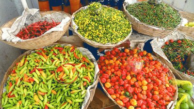 Feira de SÃ£o Joaquim - Salvador - pimentas