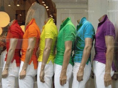 Camisas coloridas