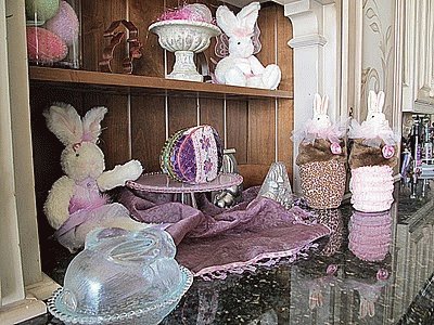 Precious Bunnies and Beaded Eggs-Home Decor