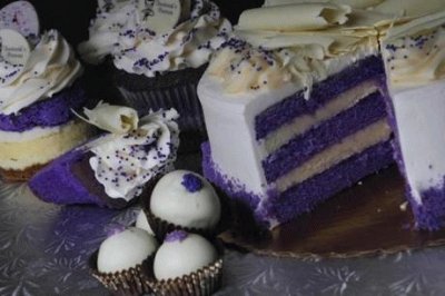 A Purple Red Velvet Cake