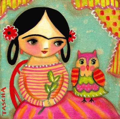 Girl with Owl