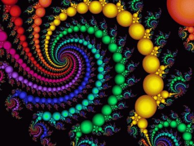 Colorful Swirling Pearls