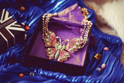 Opulent Butterfly Necklace