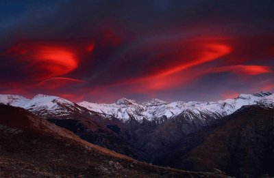 CORDILLERA 3 MILLAS .PARQUE NACIONAL SIERRA NEVADA