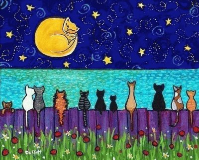 Full Moon Cats