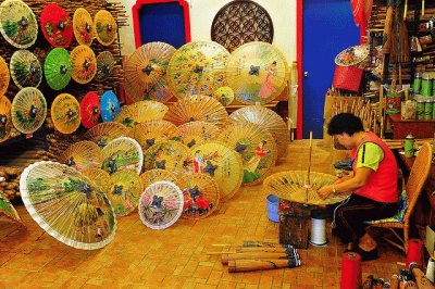 Umbrella Painting in Taiwan