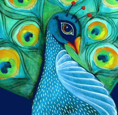 Peacock Art Bird