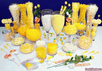 yellow Candy Buffet