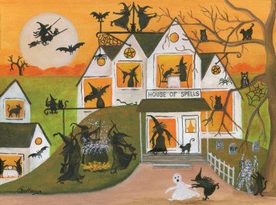 ALL HALLOWS EVE WITCHES HOUSE OF SPELLS