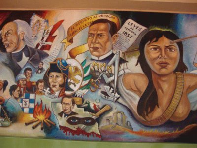 ARTÃSTICO MURAL:HÃ‰ROES DE MÃ‰XICO.