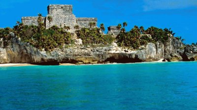 RUINAS MAYAS, CANCUN, MEX.