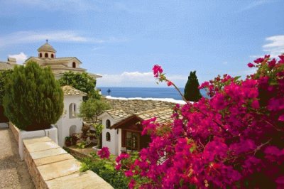 Moni- Archangelou Cloister op Thassos Greece