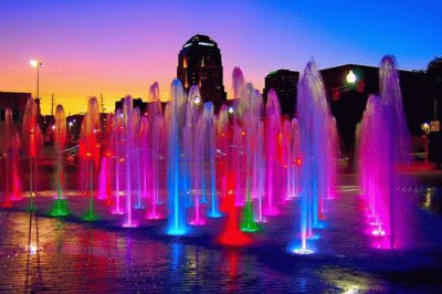 Rainbow Fountains