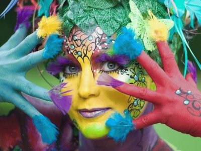 FESTIVAL DE BODYPAINTING, AUSTRIA.