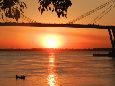 ATARDECER EN LA COSTANERA DE CTES