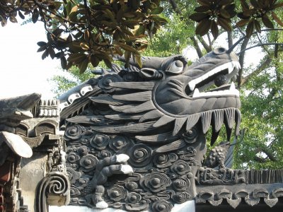 dragon dans le jardin du mandarin YU