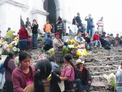 au marchÃ© de CHICHICASTENANGO