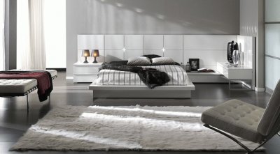 dormitorio gris