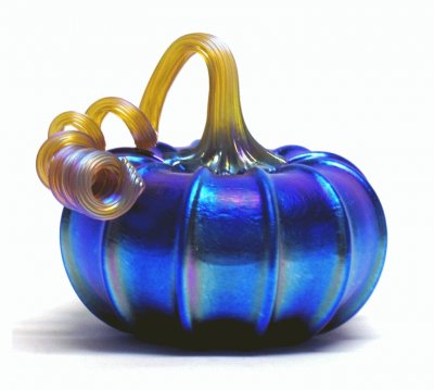 Hand Blown Glass Pumpkin