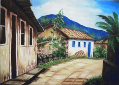 Paisagem rural - caminho de casa