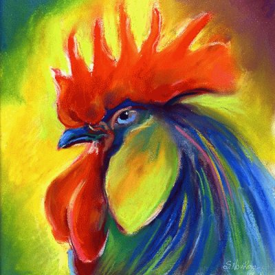 Rooster Painting