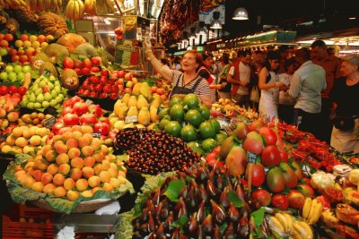 MERCADO EN BARCELONA